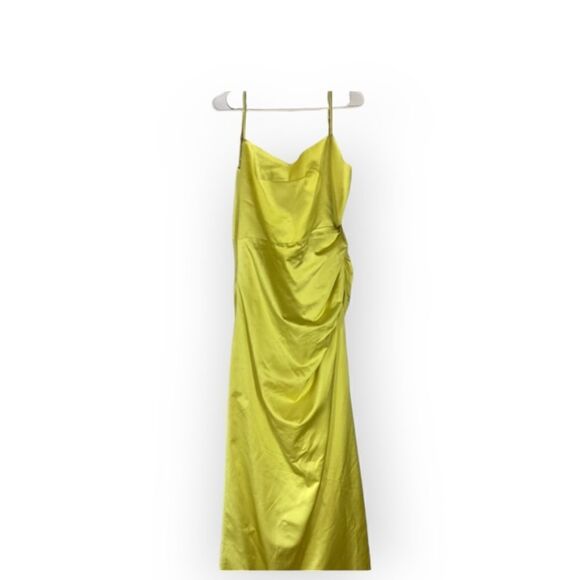 GAUGE81 Vona Full Length Maxi Dress with Slit Black Tie Formal Evening Gown - Picture 4 of 17